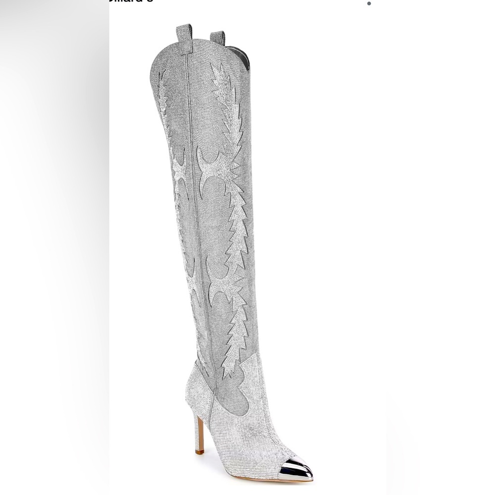 Gianni Bini KatyannaTwo Over-the-Knee Western Dress Boots size 7 NEW